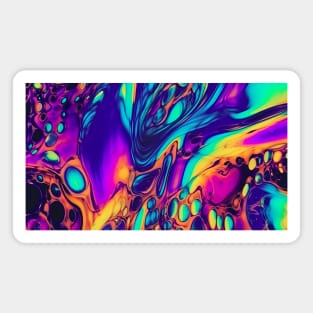 Rainbow Oil Slick Magnet